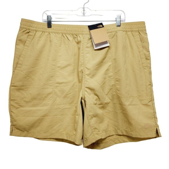 Men's Shorts The North Face Size XXL Khaki Stone Adventure Regular Fit NEW - Picture 1 of 9